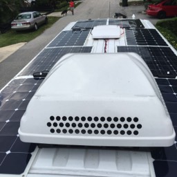 Exterior - Crystal Vans - Solar Panels