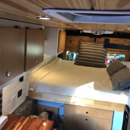 Crystal Van Build - Bedroom