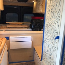 Amethyst Van Build  - interior build