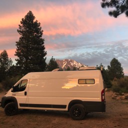 Crystal Vans vists Mt Shasta, California
