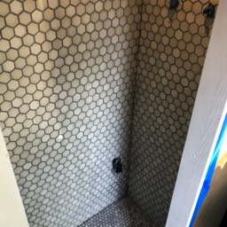 Amethyst Van Build  - shower